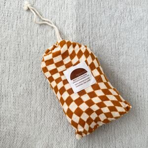 Brixton Phoenix Brown + Cream Checked Groovy Boho Changing Pad Sheet Cover